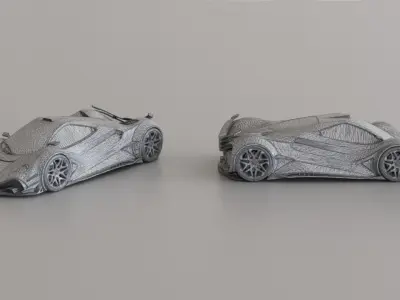 Subsultra Concept Car 3D print model