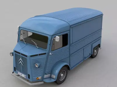 CITROEN HY TYPE FOURGON 1976 3D model