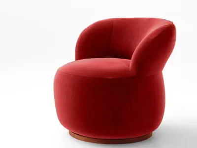 Jardan Joy armchair and Ottoman 3D model