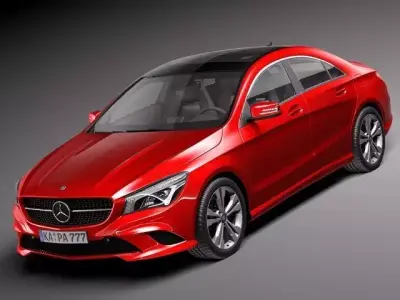 Mercedes-Benz CLA-class 2014 3D model