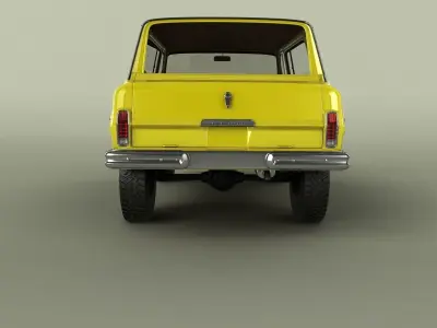 Jeep Cherokee  SJ  Wide-track 3D model