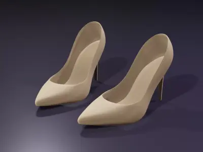 Classic pumps Free 3D model