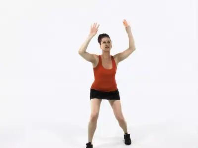 Yearn 11L Volleyball Overhead Sports Woman Low-poly 3D model