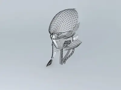 The robot head Free 3D model