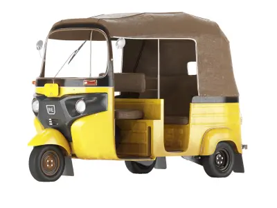 Auto Rickshaw Mini Taxi 3D model