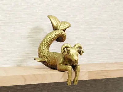 figurine capricorn 3D print model