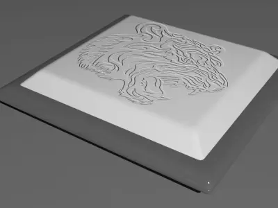 20 cigarette case Free low-poly 3D model