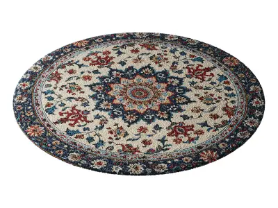 round carpet 11 3D model