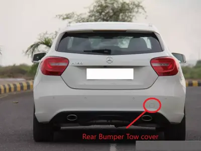 Mercedes A180 2013 Rear bumper Tow Cover 3D print model