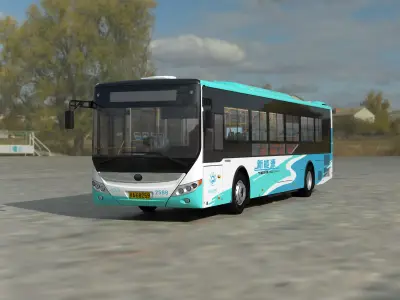 YUTONG ZK6125CHEVNPG21 bus 3D model