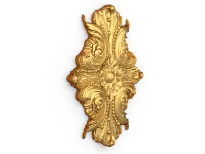 Classic decor ornament 295 3D model