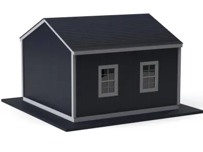Garage House 3D model