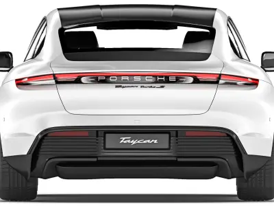 Porsche Taycan Turbo S 2020 3D model