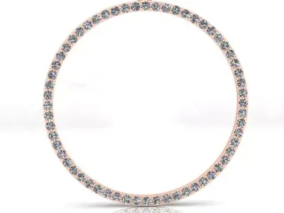 free round jewelry pendant Free 3D print model