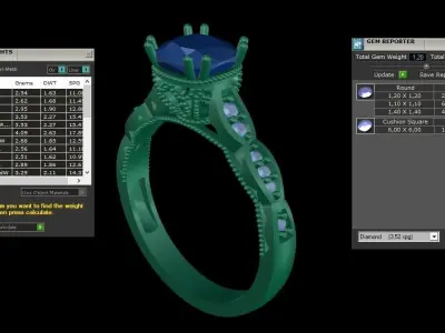 ring code 125 3D print model