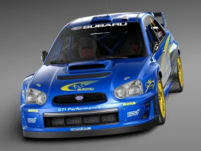 Subaru Impreza STi WRC 2004 3D model