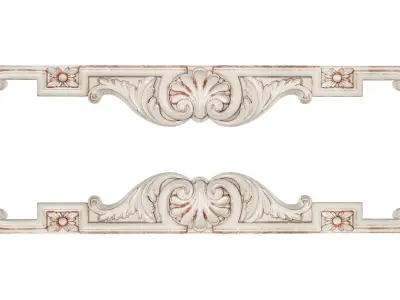 Classic carved 197 3D model