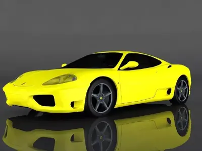 Ferrari 360 Modena Low-poly 3D model
