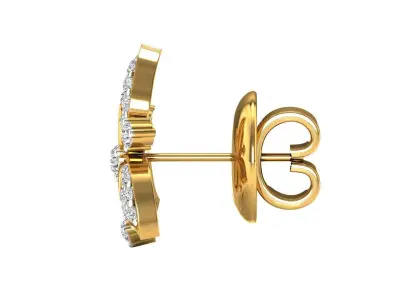 three leaf stud 3D print model