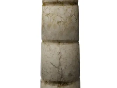 Column marble Free low-poly 3D model