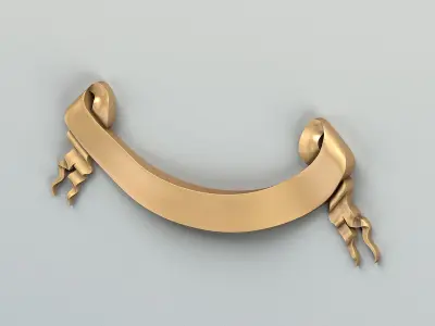 Decorative Ribbon 010 3D model