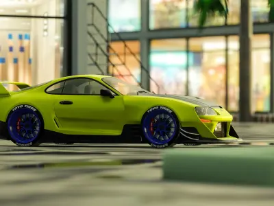 Supra MKIV Custom Bodykit 3D model