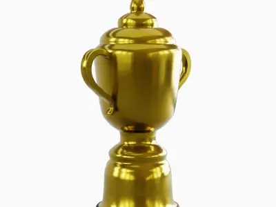 Gold Trophy Cup 3D model