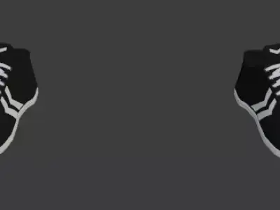 Skater sneakers 3D model