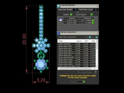 Jewelry Earring 3D print model