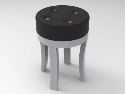Mindu Stool Low-poly 3D model