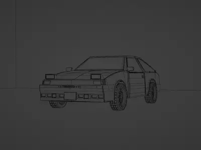 AE86 car 3D model