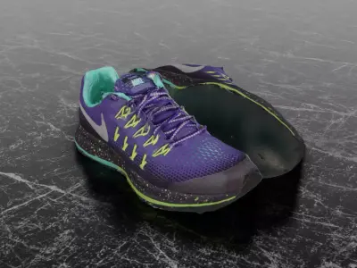 NIKE ZOOM PEGASUS 33 3D SHOES 3D model