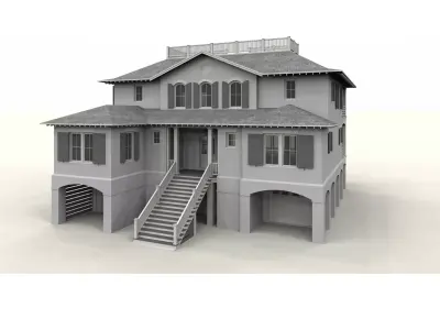 3D Model of Allison Ramsey House Design  Allison Ramsey  3D print model