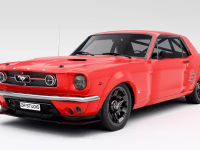 Ford Mustang 1965 3D model