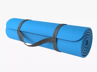 Yoga Mat Low-poly 3D model