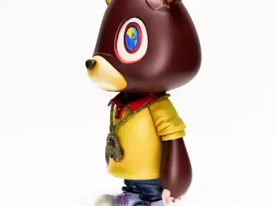 Dropout Graduation Kanye Bear Takashi Murakami toy 3D print model