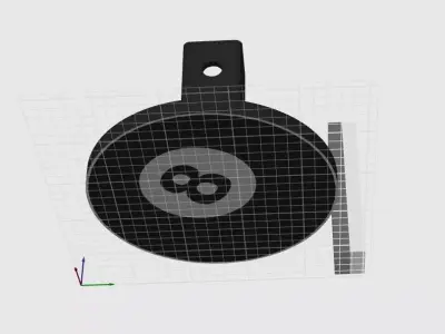 Eight Ball 3D print model