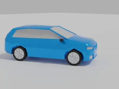 LOWPOLY CAR Low-poly 3D model