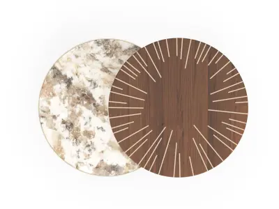 Riva Luxury Round Table 3D model