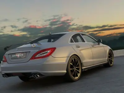 Mercedes Benz CLS 2012 Brabus 2 3D model
