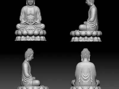 Buddha 010 3D print model