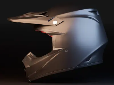 Racing Helmet 3D model