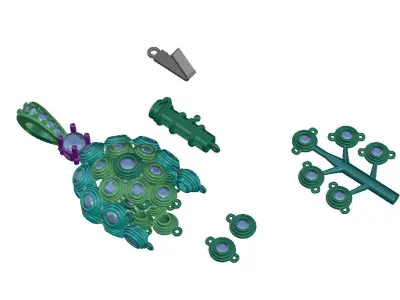 Spotlight Necklace  3D print model