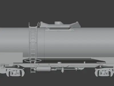 H0 1-87 scale Zagns 54 tank car 3D print model