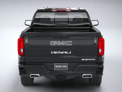 GMC Sierra Denali double cab 2022 3D model