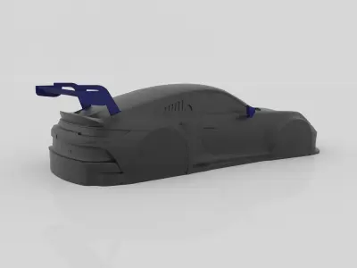 Porsche 911 GT3 Ready to Print STL Files for Vacuum Mold 3D print model