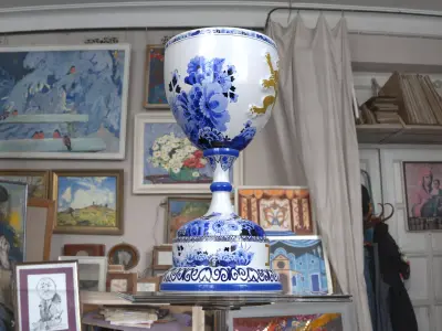 F1 Dutch GP Trophy Award - Formula One PBR  cinematic - 3D print 3D model