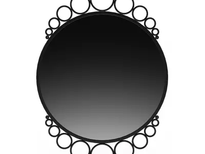 Round Mirror 3D model