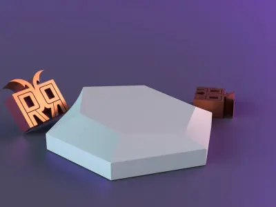 3D WALL PANEL  collection 2 of14 3D print model