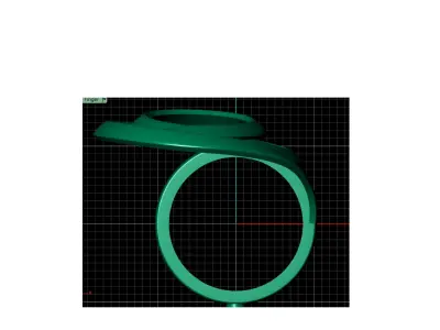 Women ring 3D print model